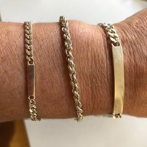 Sterling silver bracelets